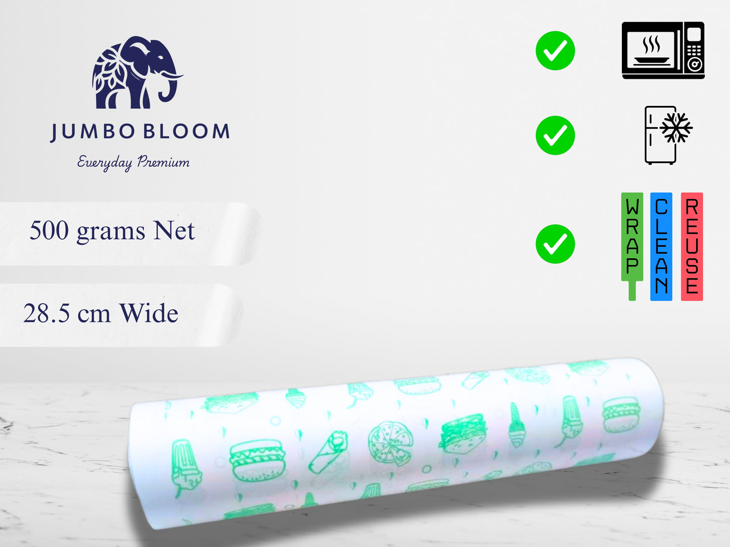 BUTTER PAPER ROLL (500 Grams Net)